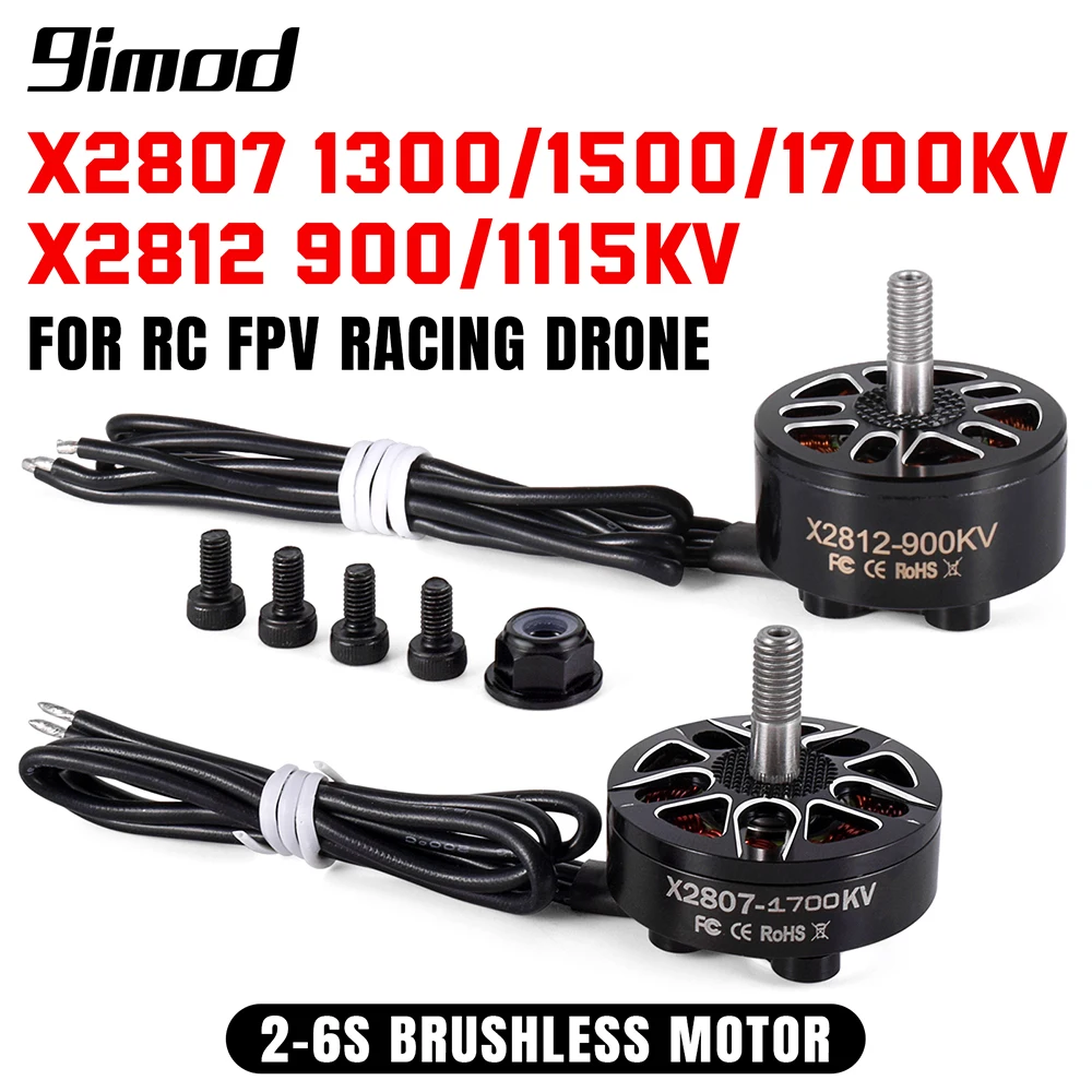 9IMOD бесщеточный двигатель 4 шт. X2807 1300/1500/1700KV X2812 900KV 1115KV для радиоуправляемого дрона
9IMOD бесщеточный двигатель 4 шт. X2807 1300/1500/1700KV X2812 900KV 1115KV для радиоуправляемого дрона