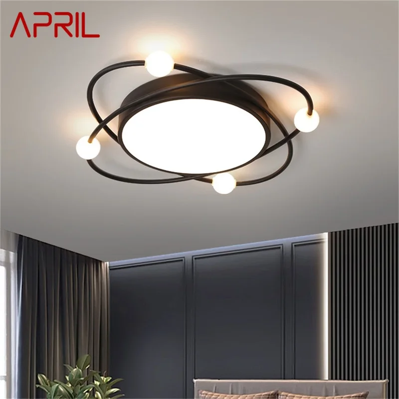 APRIL Nordic Ceiling Light Contemporary Black Round Lamp Fixtures LED Home Decorative for Living Bed Room
APRIL Nordic Ceiling Light Contemporary Black Round Lamp Fixtures LED Home Decorative for Living Bed Room