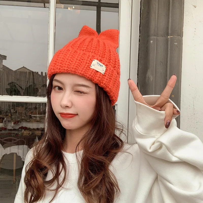 Winter Bows Hats Solid Color Beanies Winter Bonnet Warm Cap Windproof Colorful Crochet Knitted Hat Women Thick Wool Bonnets
Winter Bows Hats Solid Color Beanies Winter Bonnet Warm Cap Windproof Colorful Crochet Knitted Hat Women Thick Wool Bonnets