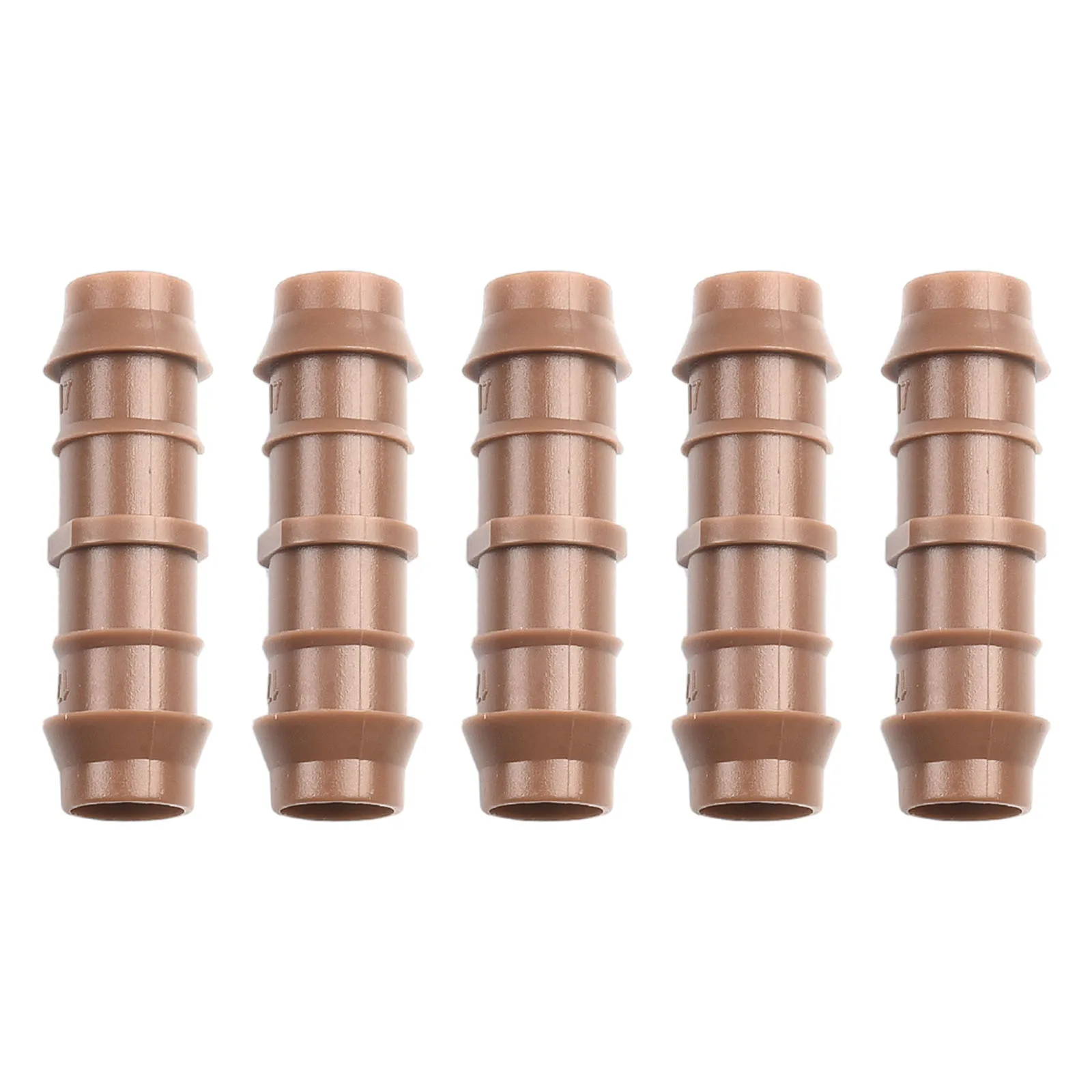 Set Coupler Connectors 10pcs 17mm Accessories Barbed Brown Drip Fittings Garden Irrigation Line Coupler Plastic
Set Coupler Connectors 10pcs 17mm Accessories Barbed Brown Drip Fittings Garden Irrigation Line Coupler Plastic