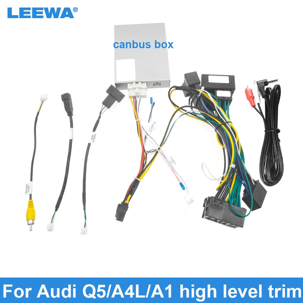 Автомобильный 16-контактный аудио жгут проводов LEEWA с can-шиной и LVDS для Audi Q3/Q5/A4L/A1 (11-15) стерео проводной Адаптер для установки
Автомобильный 16-контактный аудио жгут проводов LEEWA с can-шиной и LVDS для Audi Q3/Q5/A4L/A1 (11-15) стерео проводной Адаптер для установки