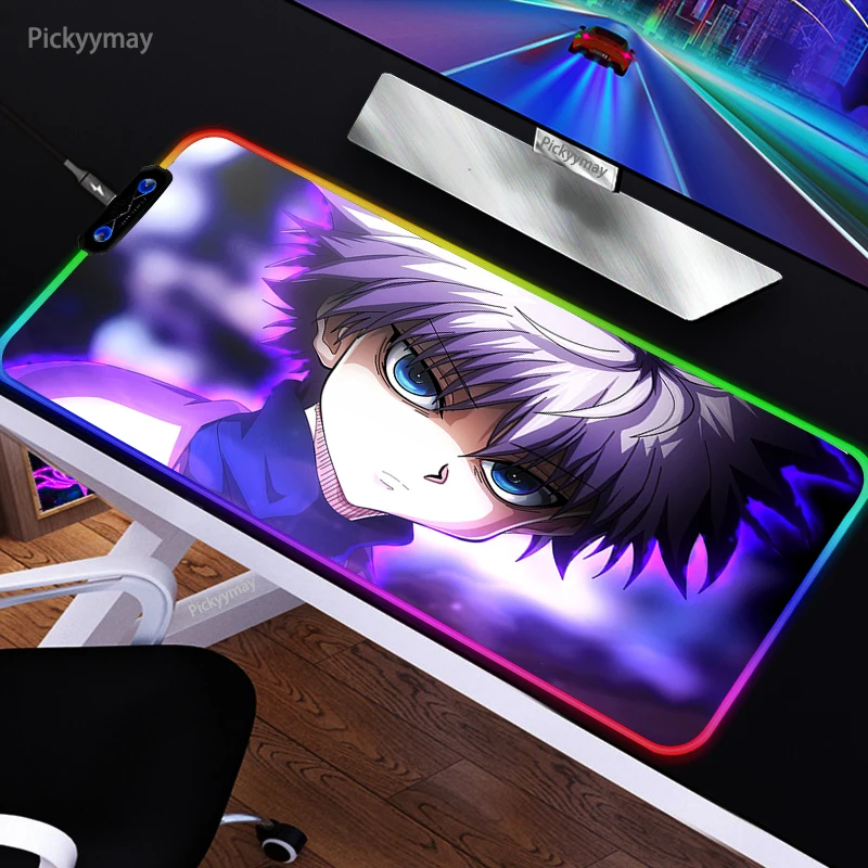 Hunter X Hunter Large Mouse Pad RGB Anime Desk Mat Gaming Mouse Mats Mousepad Gamer XXL Keyboard Mause Pad LED Mousepad Backlit
Hunter X Hunter Large Mouse Pad RGB Anime Desk Mat Gaming Mouse Mats Mousepad Gamer XXL Keyboard Mause Pad LED Mousepad Backlit