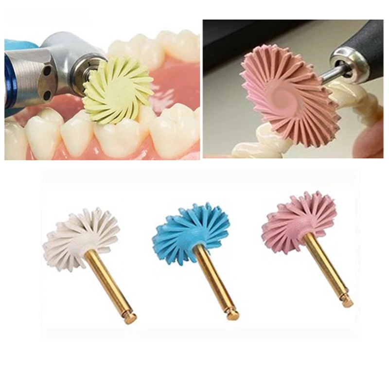 Dental Rubber Polisher Composite Resin Polishing Disc Diamond System Ra Disc 14Mm Wheel Spiral Flex Brush Burs 3 Colors
Dental Rubber Polisher Composite Resin Polishing Disc Diamond System Ra Disc 14Mm Wheel Spiral Flex Brush Burs 3 Colors
