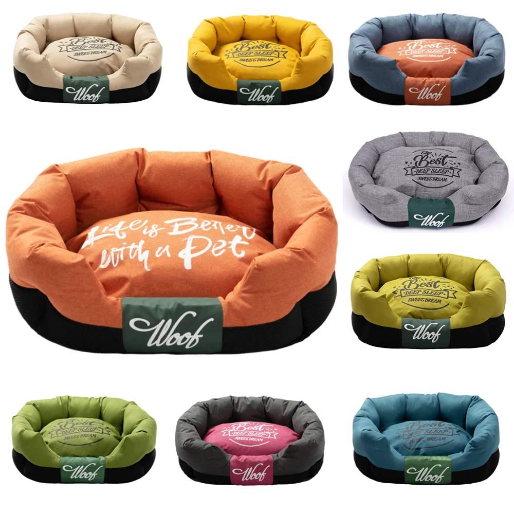 Waterproof Dog Bed Pitbull Hound Orthopedic Pet Beds With Pillow Removable Cover Non-slip Bottom Border Collie Supplies
Waterproof Dog Bed Pitbull Hound Orthopedic Pet Beds With Pillow Removable Cover Non-slip Bottom Border Collie Supplies