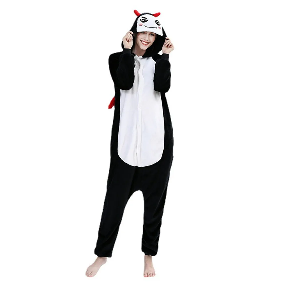 Unisex Adult Flannel Kigurumi Halloween Costumes Devil Evil Ghost Onesies Pajamas Women Jumpsuit Sleepwear Men Homewear
Unisex Adult Flannel Kigurumi Halloween Costumes Devil Evil Ghost Onesies Pajamas Women Jumpsuit Sleepwear Men Homewear
