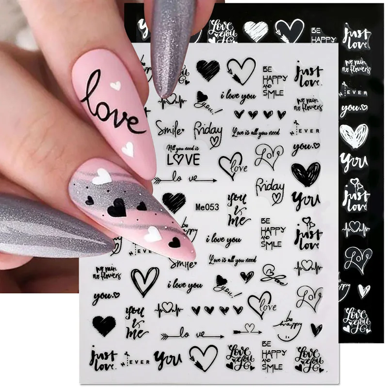 3D Laser Heart Nail Stickers Valentine's Day Nail Decals Love Hearts Letters Self-Adhesive Nail Art Stickers DIY Nail Supplies
3D Laser Heart Nail Stickers Valentine's Day Nail Decals Love Hearts Letters Self-Adhesive Nail Art Stickers DIY Nail Supplies