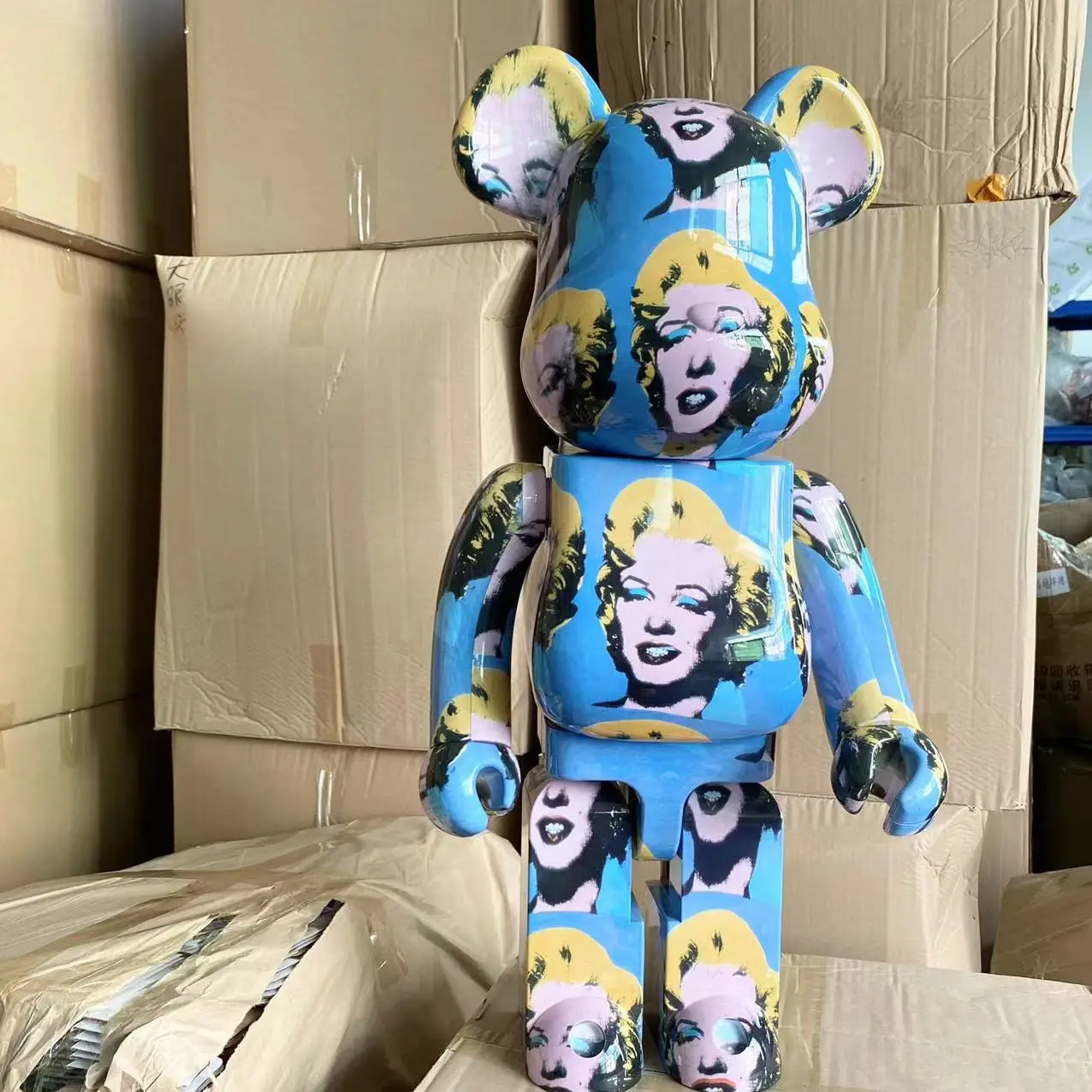 

70cm Bearbrick 1000% Marilyn Monroe Bear Movable Figure Toy Model Doll Kawaii Action Figure Collect Decoration Statue Gift