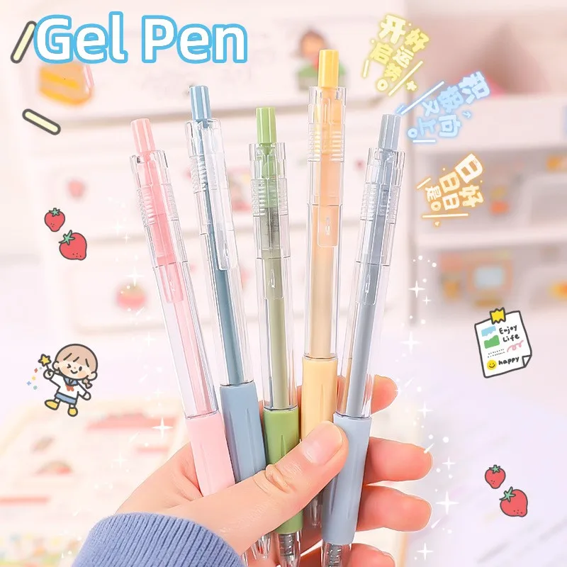 20/40/60pcs/Lot Morandi Color Retractable Gel Pen Cute 0.5mm Black Ink Macaron Neutral Pens Student School Supplies Stationery
20/40/60pcs/Lot Morandi Color Retractable Gel Pen Cute 0.5mm Black Ink Macaron Neutral Pens Student School Supplies Stationery
