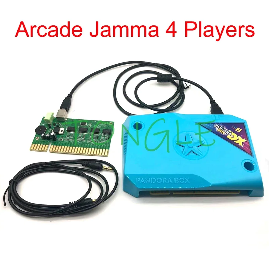 

4 Players Pandora Box Dx Kit 4P Jamma Output for Arcade Machine Game Cabinet Jamma Board 3D 2992 In 1 Save Game Multigame Pcb