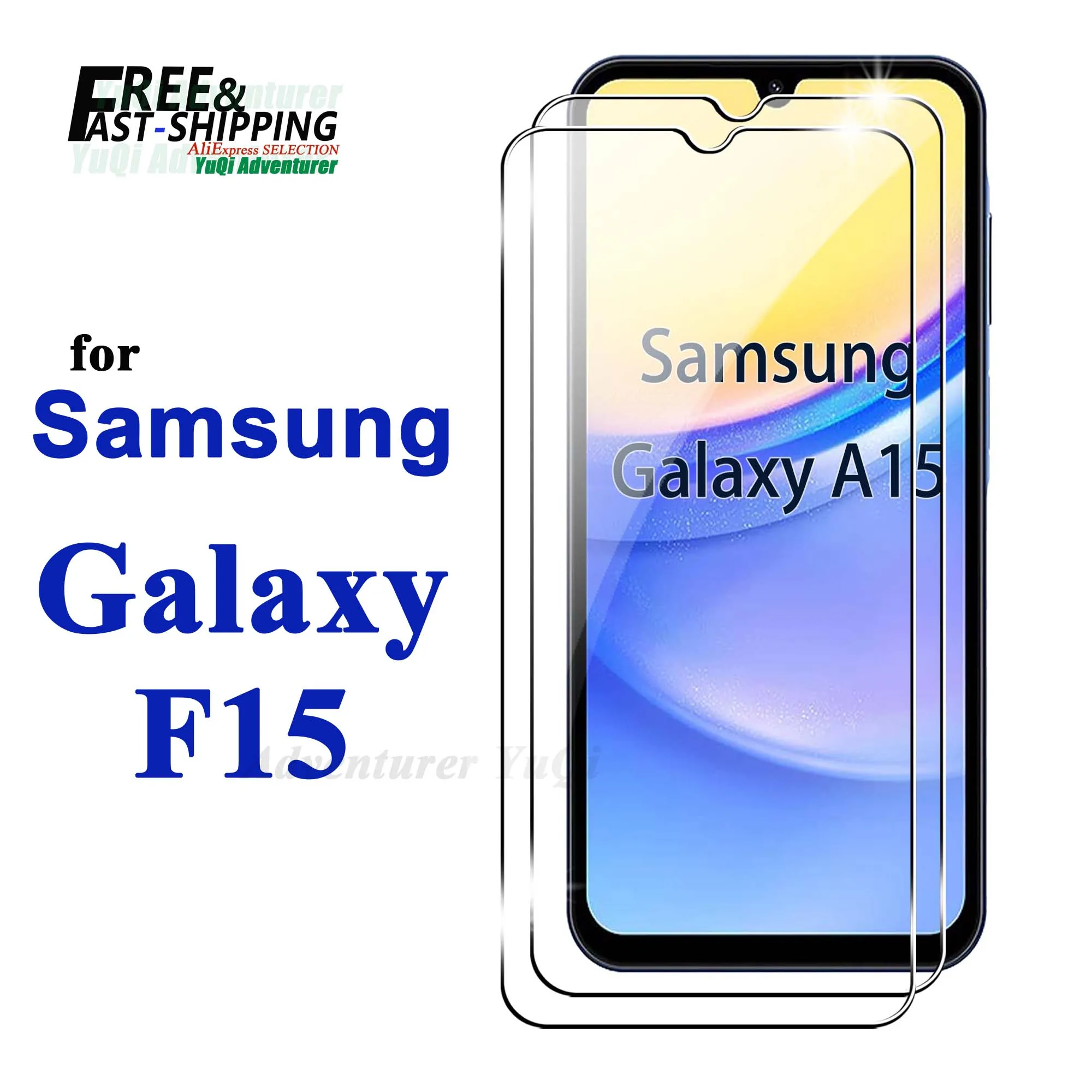 For Galaxy F15 Screen Protector Samsung, Tempered Glass HD 9H High Aluminum Transparent Clear Anti Scratch Case Friendly
For Galaxy F15 Screen Protector Samsung, Tempered Glass HD 9H High Aluminum Transparent Clear Anti Scratch Case Friendly