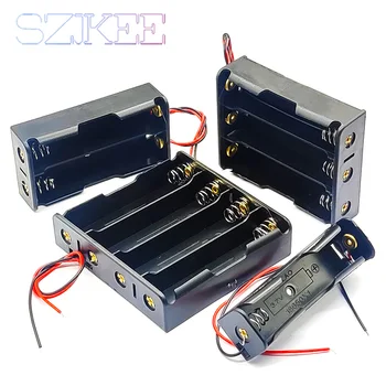 18650 병렬 배터리 홀더 18650 보관함 케이스, 18650 병렬 배터리 박스, 3.7V, 1, 2, 3, 4/18650