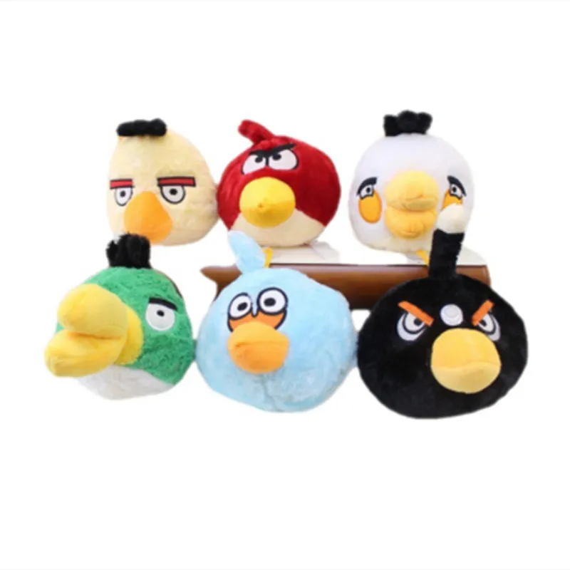 

Hot Angry Birds Bomber Birds Cute Plush Toy Pendant Children's Bedroom Toy Ornament Boys Girls Backpack Pendant Children Gifts