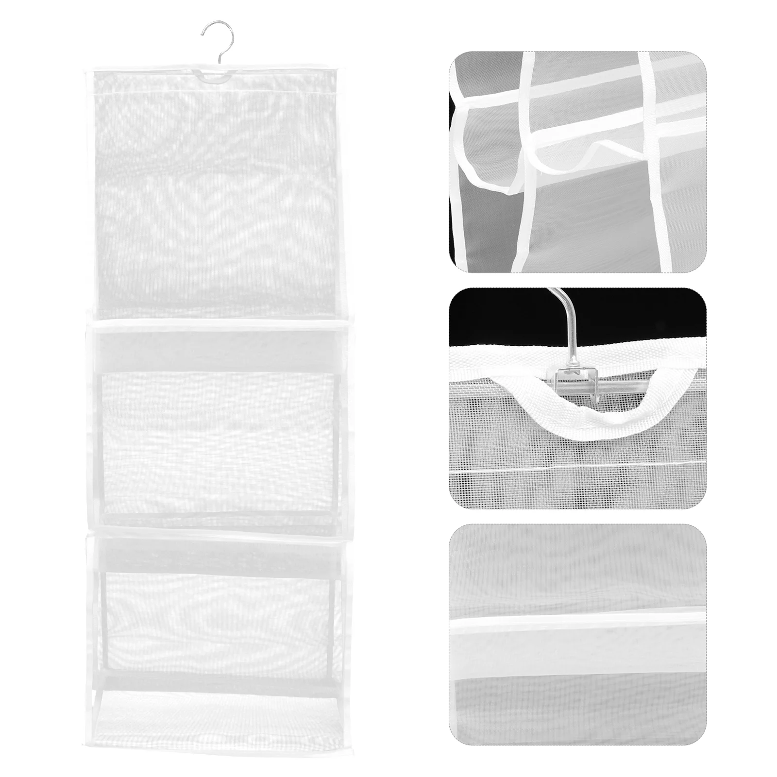 Wallet Bag Storage Hanging Shelf Holder Closet Organizers and Shelves Grid Handbags Dust
Wallet Bag Storage Hanging Shelf Holder Closet Organizers and Shelves Grid Handbags Dust
