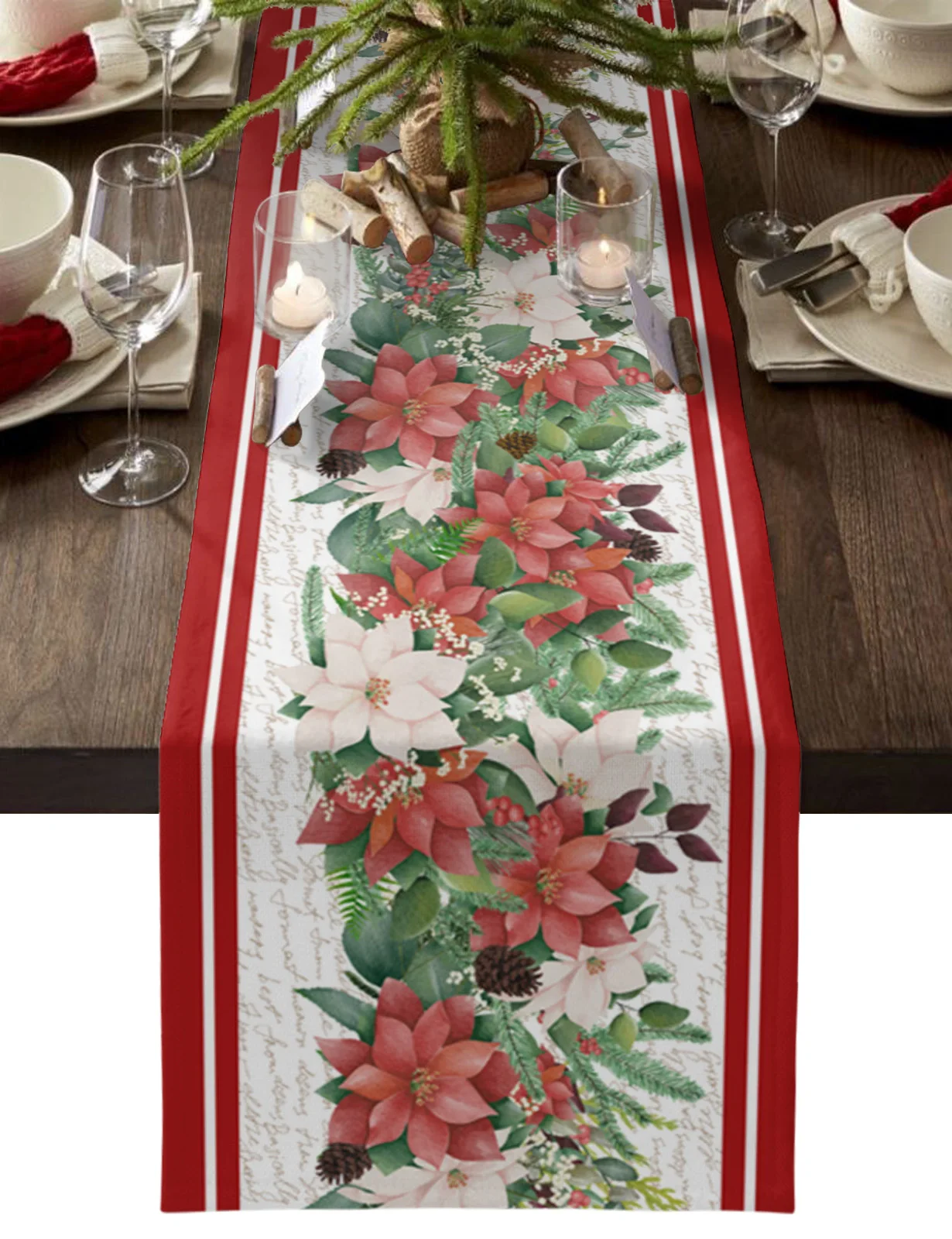 Christmas Poinsettia Watercolor Table Runner Cotton Linen Wedding Decor Tablecloth Home Christmas Table Decor Table Runner
Christmas Poinsettia Watercolor Table Runner Cotton Linen Wedding Decor Tablecloth Home Christmas Table Decor Table Runner