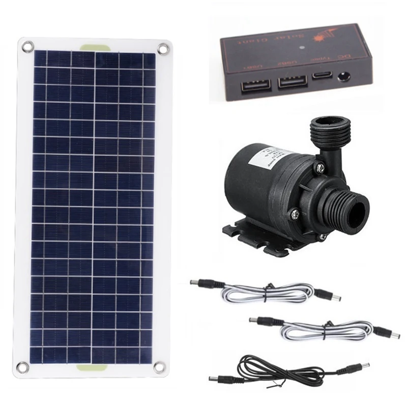 50W Plastic Water Pump 800L/H DC12V Solar Water Fountain Pump Low Noise For Family Garden Water Fountain Irrigation Pump
50W Plastic Water Pump 800L/H DC12V Solar Water Fountain Pump Low Noise For Family Garden Water Fountain Irrigation Pump