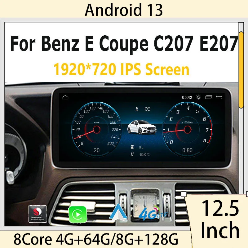 12.5inch Android Car Radio Screen For Mercedes E W207 C207 2009-2016 Carplay Auto GPS Navi Multimedia Player Touch Dual System
12.5inch Android Car Radio Screen For Mercedes E W207 C207 2009-2016 Carplay Auto GPS Navi Multimedia Player Touch Dual System