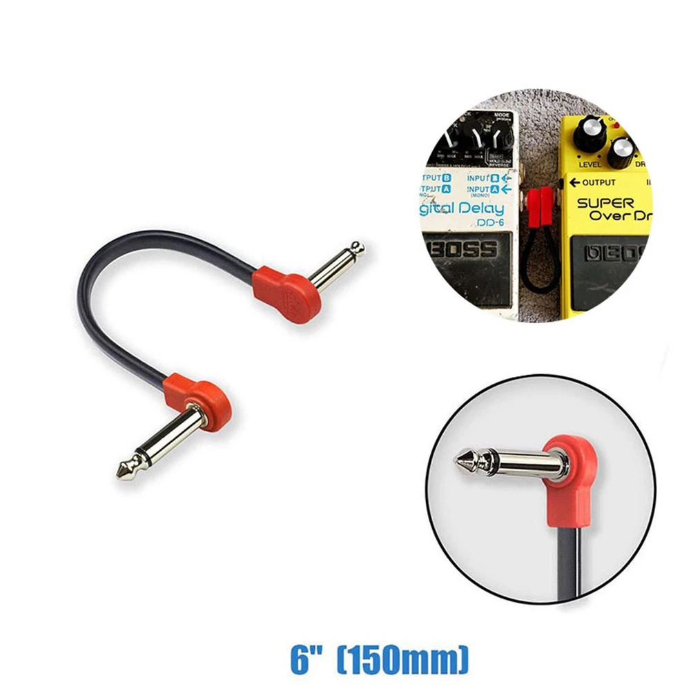 15cm 6.35mm Guitar Effects Pedal Cable Adapter 1/4in Plug Wire Right Angle Red Cable Outer Jacket Guitar Effects Pedal Parts
15cm 6.35mm Guitar Effects Pedal Cable Adapter 1/4in Plug Wire Right Angle Red Cable Outer Jacket Guitar Effects Pedal Parts