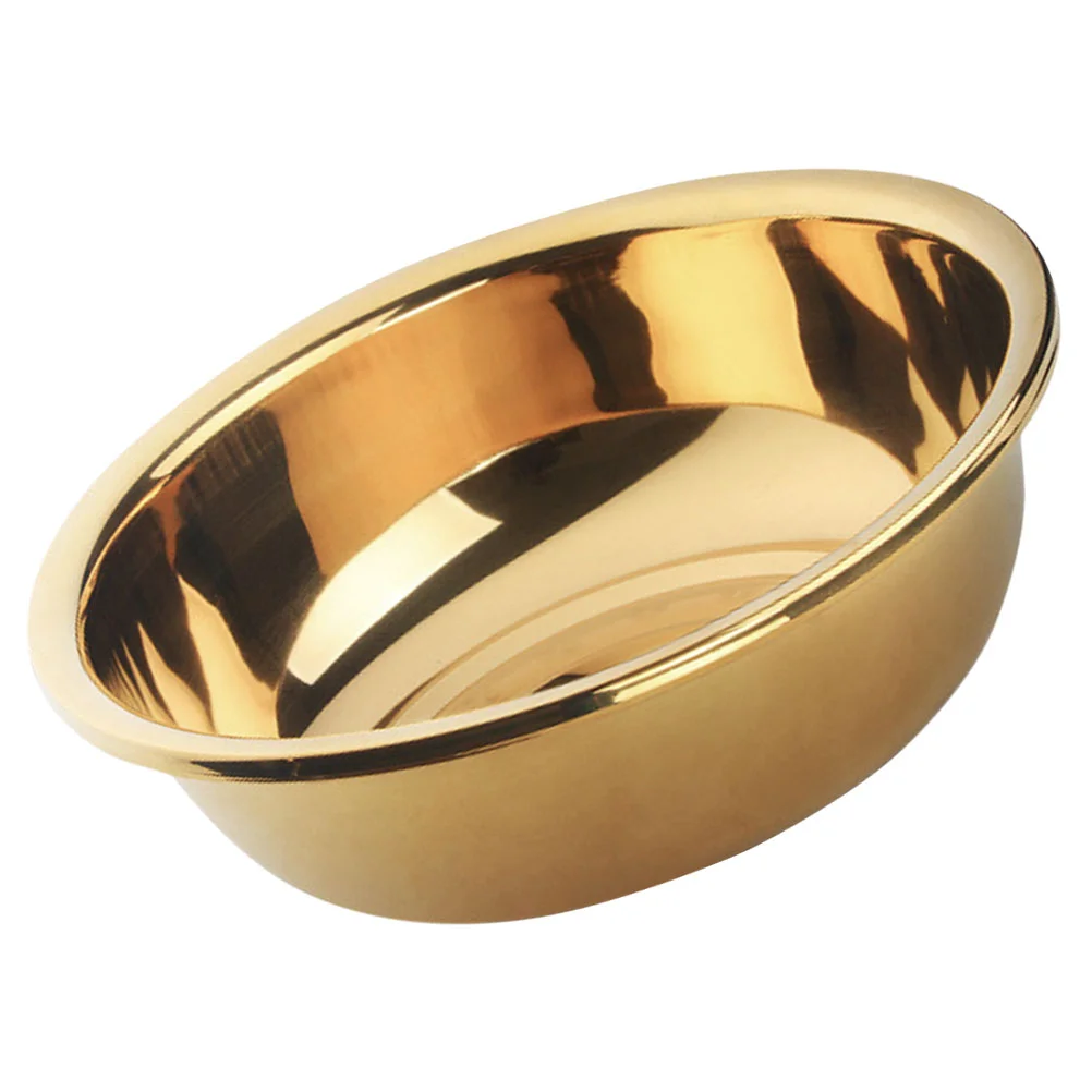 Stainless Steel Basin Thickened Kitchen Bath Household Vegetable Wash (gold) Large Vegetables Big Mixing Bowl Extra Round
Stainless Steel Basin Thickened Kitchen Bath Household Vegetable Wash (gold) Large Vegetables Big Mixing Bowl Extra Round