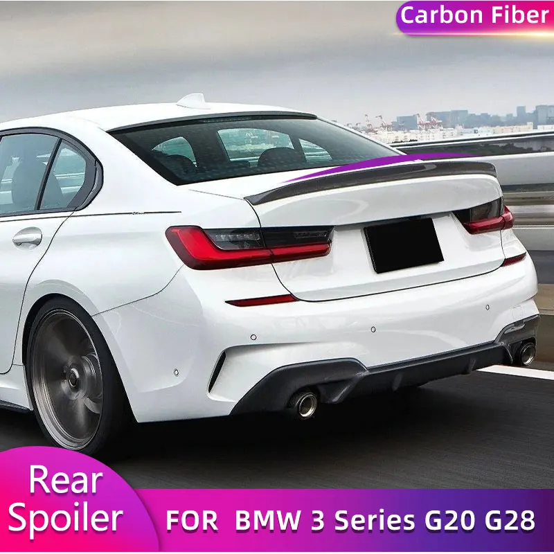 Carbon Fiber Car Rear Trunk Spoiler Wings for BMW 3 Series G20 G28 Sedan 4-Door 2020-2023 Racing Rear Boot Lid Spoiler Wing Lip
Carbon Fiber Car Rear Trunk Spoiler Wings for BMW 3 Series G20 G28 Sedan 4-Door 2020-2023 Racing Rear Boot Lid Spoiler Wing Lip