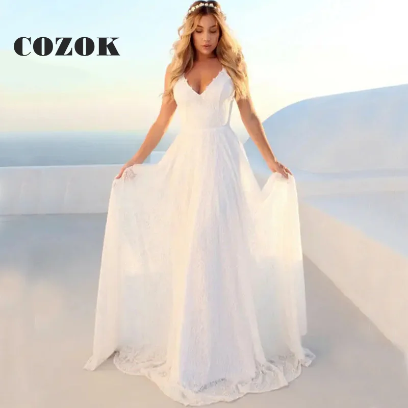 Charming Appliques Lace Wedding Dresses A Line Floor Length Backless Bride Gowns Vestidos De Novia Custom BK04
Charming Appliques Lace Wedding Dresses A Line Floor Length Backless Bride Gowns Vestidos De Novia Custom BK04