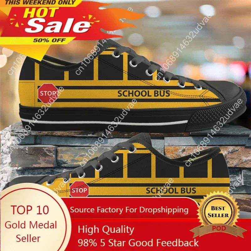 Yellow School Bus Printed Ladies Shoes Casual Canvas Footwear For Female Low Top Sneakers For Women Vulcanized Girl
Yellow School Bus Printed Ladies Shoes Casual Canvas Footwear For Female Low Top Sneakers For Women Vulcanized Girl
