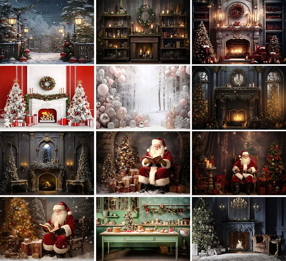 Mehofond Photography Backdrops Christmas Santa Claus Gift for Family Holiday Kids Party Retro Fireplace Background Photo Studio
Mehofond Photography Backdrops Christmas Santa Claus Gift for Family Holiday Kids Party Retro Fireplace Background Photo Studio