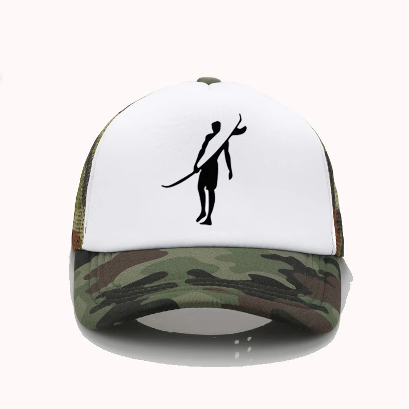 

Модные бейсбольные кепки с забавным принтом храбрых искателей для сильных серфинга для мужчин и женщин в стиле хип-хоп дышащие кепки для грузовиков
