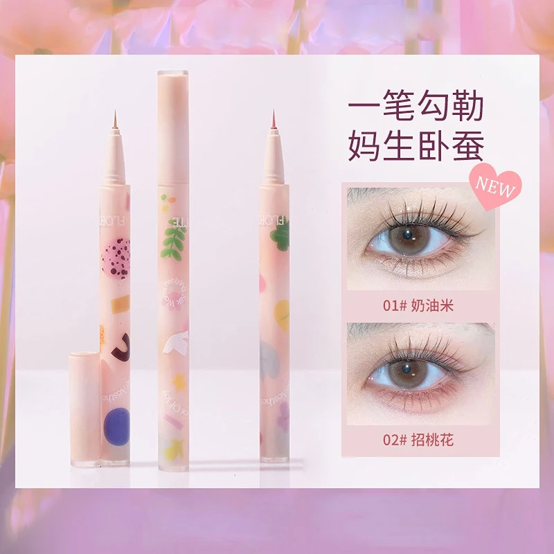 FLORTTE Flower Lolia Lying Silkworm Eye Shadow Pen Eyeliner Liquid Pen Glue Long-lasting Waterproof Non-smudge Eyeliner
FLORTTE Flower Lolia Lying Silkworm Eye Shadow Pen Eyeliner Liquid Pen Glue Long-lasting Waterproof Non-smudge Eyeliner