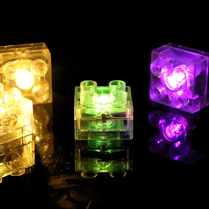 5pcs 2x2 dots Big Size LED Light Up Bricks DIY Parts Compatible Duploed Base Plate Building Blocks Set Toys For Children Gifts
5pcs 2x2 dots Big Size LED Light Up Bricks DIY Parts Compatible Duploed Base Plate Building Blocks Set Toys For Children Gifts