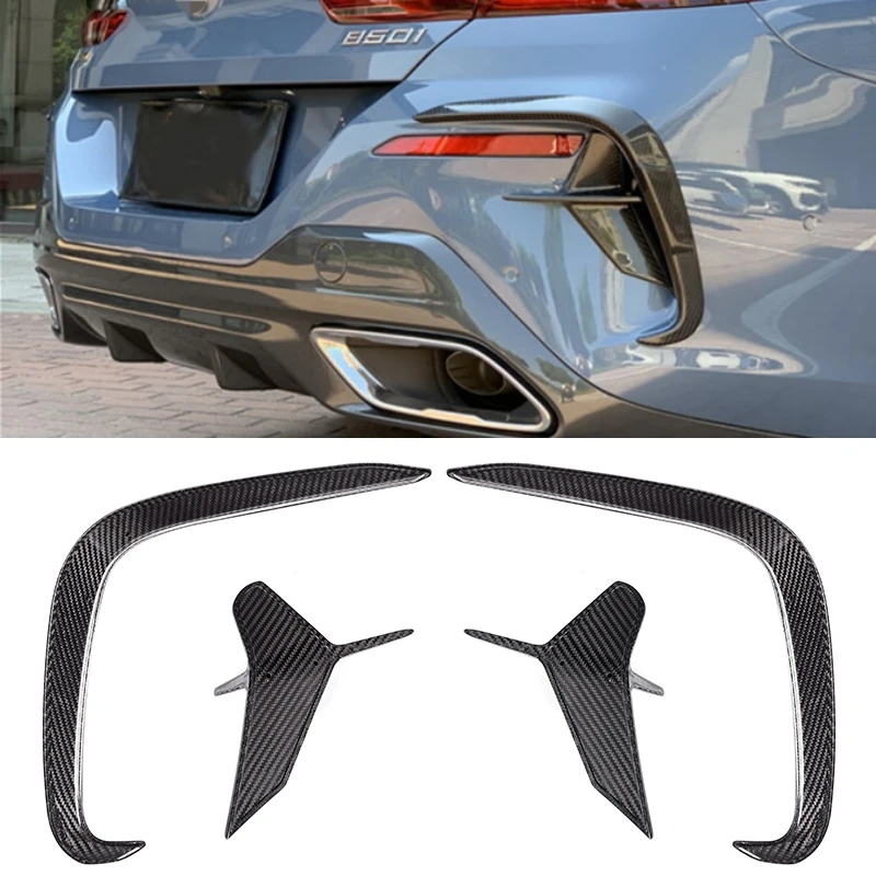 Dry Carbon Fiber Front Rear Bumper Spoiler Splitters Canards For BMW 8 Series G14 G15 G16 M Sport 2020 2021 2022 -UP Car Styling
Dry Carbon Fiber Front Rear Bumper Spoiler Splitters Canards For BMW 8 Series G14 G15 G16 M Sport 2020 2021 2022 -UP Car Styling