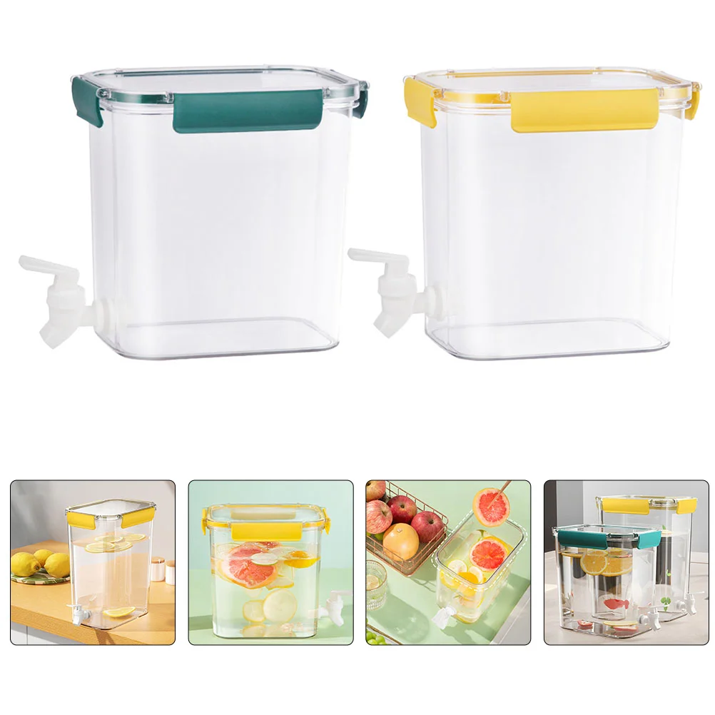 2 Pcs Dispenser Liquid Refrigerator Beverage Refrigerators Plastic Water Dispensers
2 Pcs Dispenser Liquid Refrigerator Beverage Refrigerators Plastic Water Dispensers