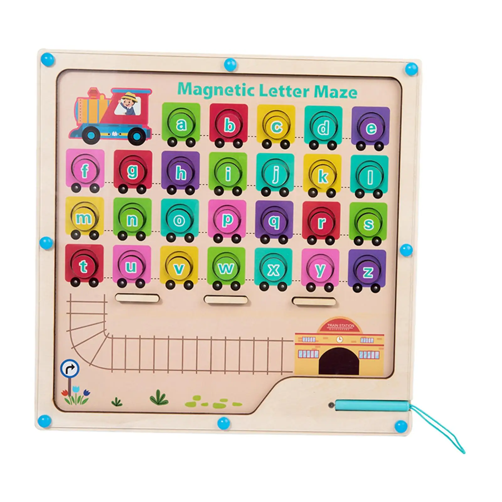 Toddlers Magnetic Colors Maze Educational Learning Toy Montessori Toys Word Games for Home Ages Kids Preschool Birhtday Gifts
Toddlers Magnetic Colors Maze Educational Learning Toy Montessori Toys Word Games for Home Ages Kids Preschool Birhtday Gifts