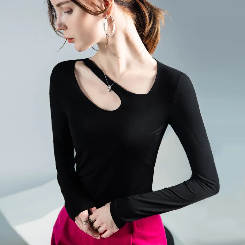 High Quality 2024 Women Tops Hollow Out Design T-shirt Female Clothing Winter Autumn Sexy Crop Top Clothes Casual Blouse Y2k
High Quality 2024 Women Tops Hollow Out Design T-shirt Female Clothing Winter Autumn Sexy Crop Top Clothes Casual Blouse Y2k