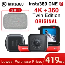 Insta360 ONE R Sports Action Camera 5.7K 360° Panoramic+ 4K Wide Angle Waterproof Video Camera Anti-shake Twin Edition Cam
Insta360 ONE R Sports Action Camera 5.7K 360° Panoramic+ 4K Wide Angle Waterproof Video Camera Anti-shake Twin Edition Cam