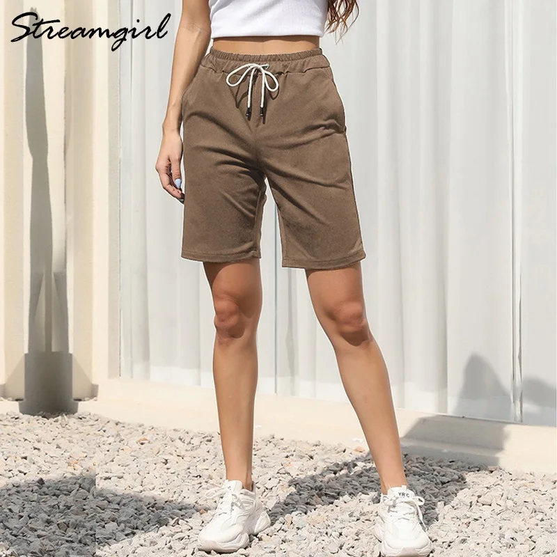Casual Shorts Women Summer Long Elastic Waist Black Cotton Summer Pants Women Sport Shorts Casual Wear Women's Summer Shorts
Casual Shorts Women Summer Long Elastic Waist Black Cotton Summer Pants Women Sport Shorts Casual Wear Women's Summer Shorts