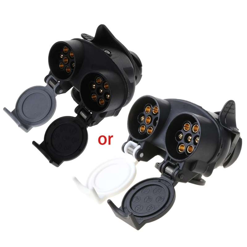 Towing Car RV Trailer Side Replacement Plug Waterproof Socket Adapter Wiring Connector 13 Pin Plug to 12N 12S 7 pin
Towing Car RV Trailer Side Replacement Plug Waterproof Socket Adapter Wiring Connector 13 Pin Plug to 12N 12S 7 pin