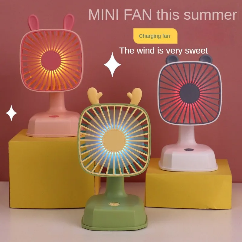 2024 New Cute Desktop Mini Electric Fan Cartoon Fun Shape Big Wind Silent Small Night Light Portable USB Rechargeable Fan
2024 New Cute Desktop Mini Electric Fan Cartoon Fun Shape Big Wind Silent Small Night Light Portable USB Rechargeable Fan