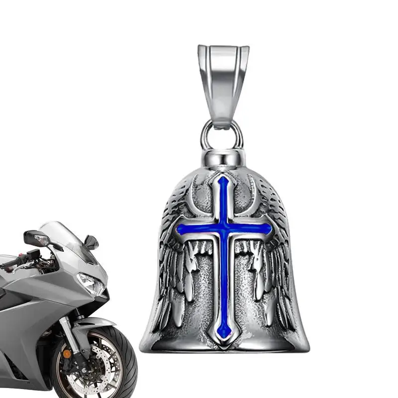Vintage Punk Cyclist Bell Charm Men's New Cross Angel Wings Knight Bell Motorcycle Necklace Pendant Motorcycle Jewelry Gift
Vintage Punk Cyclist Bell Charm Men's New Cross Angel Wings Knight Bell Motorcycle Necklace Pendant Motorcycle Jewelry Gift