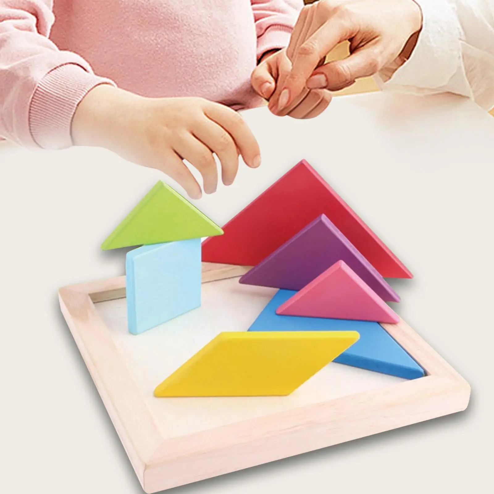 Wooden Tangrams Puzzles Brain Teaser ,Learning Toys Shape Pattern Block Montessori Wood Toy for Kids Boys Girls Children
Wooden Tangrams Puzzles Brain Teaser ,Learning Toys Shape Pattern Block Montessori Wood Toy for Kids Boys Girls Children