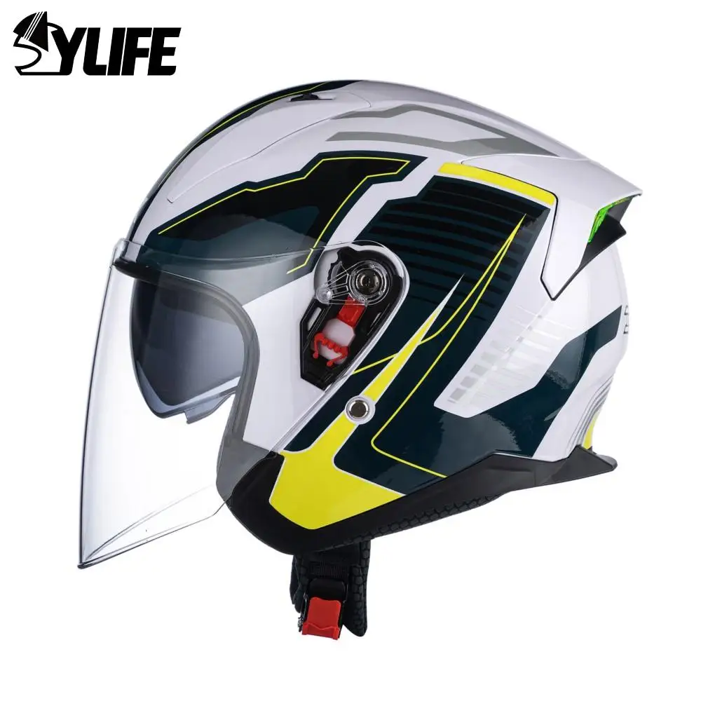 Motorcycle Helmet Moto Helmet Scooter Double Visors Open Helmet Casco Moto DOT Certification Motorcyclist Equipment Four Season
Motorcycle Helmet Moto Helmet Scooter Double Visors Open Helmet Casco Moto DOT Certification Motorcyclist Equipment Four Season