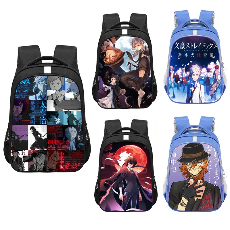 Anime Bungou Stray Dogs Backpack Boys girls Schoolbag man Laptop Rucksack Travel Bag Teenage Bookbags Children School Bags
Anime Bungou Stray Dogs Backpack Boys girls Schoolbag man Laptop Rucksack Travel Bag Teenage Bookbags Children School Bags