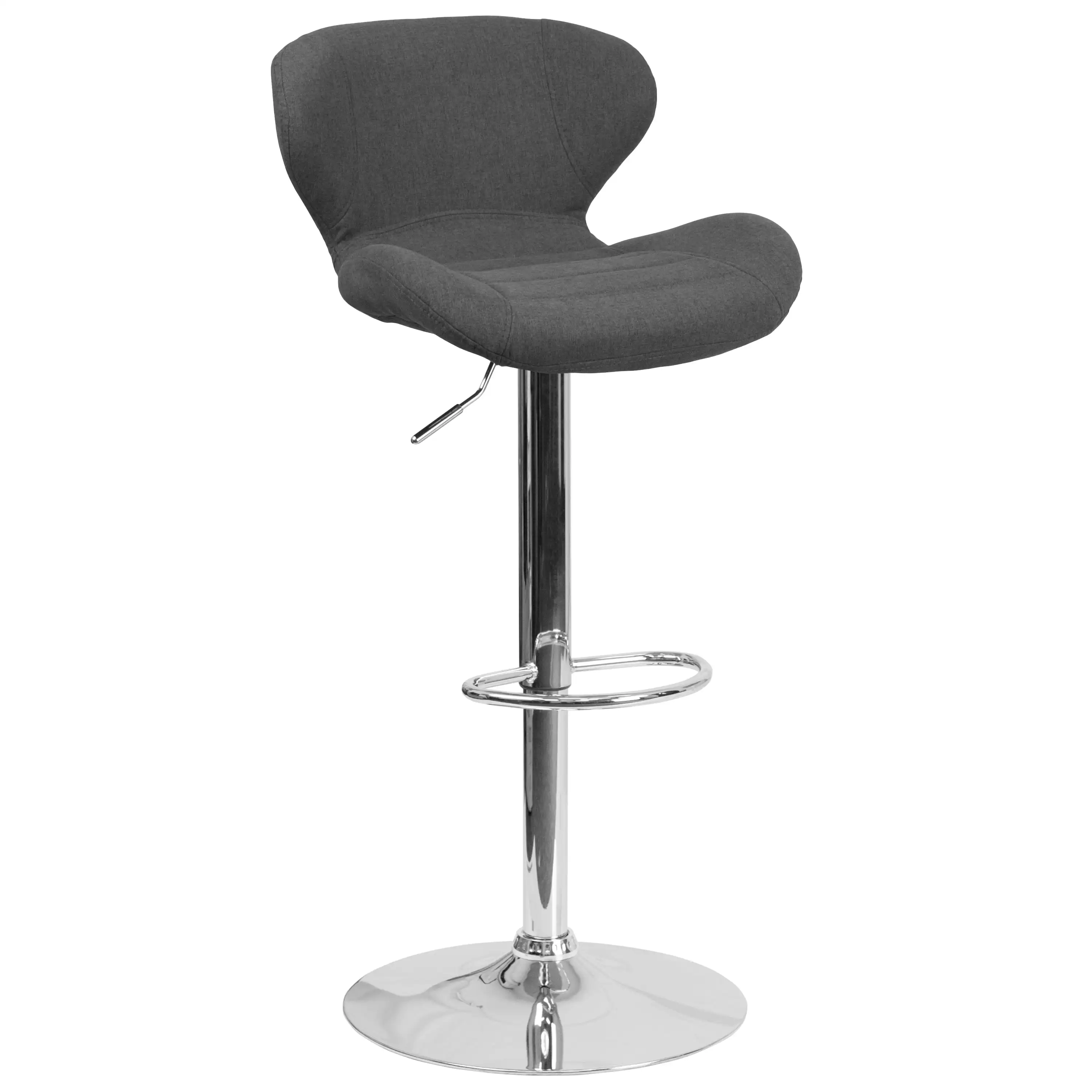 Adjustable Height Bar Chair Kitchen Pub Swivel Charcoal Counter Stools w/ Curved
Adjustable Height Bar Chair Kitchen Pub Swivel Charcoal Counter Stools w/ Curved