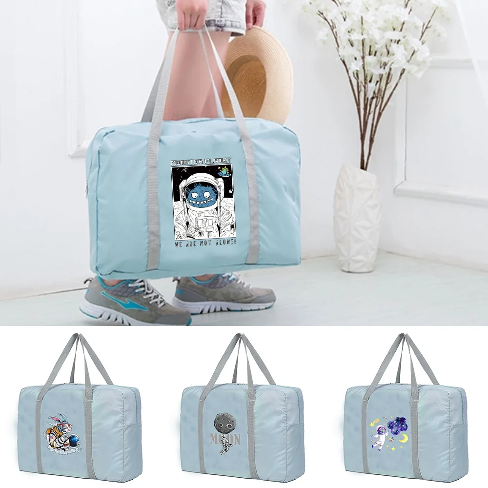 Large Capacity Travel Bag Unisex Organizers Foldable Luggage Handbags Clothes Storage Duffle Carry on Bags Astronaut Series
Large Capacity Travel Bag Unisex Organizers Foldable Luggage Handbags Clothes Storage Duffle Carry on Bags Astronaut Series