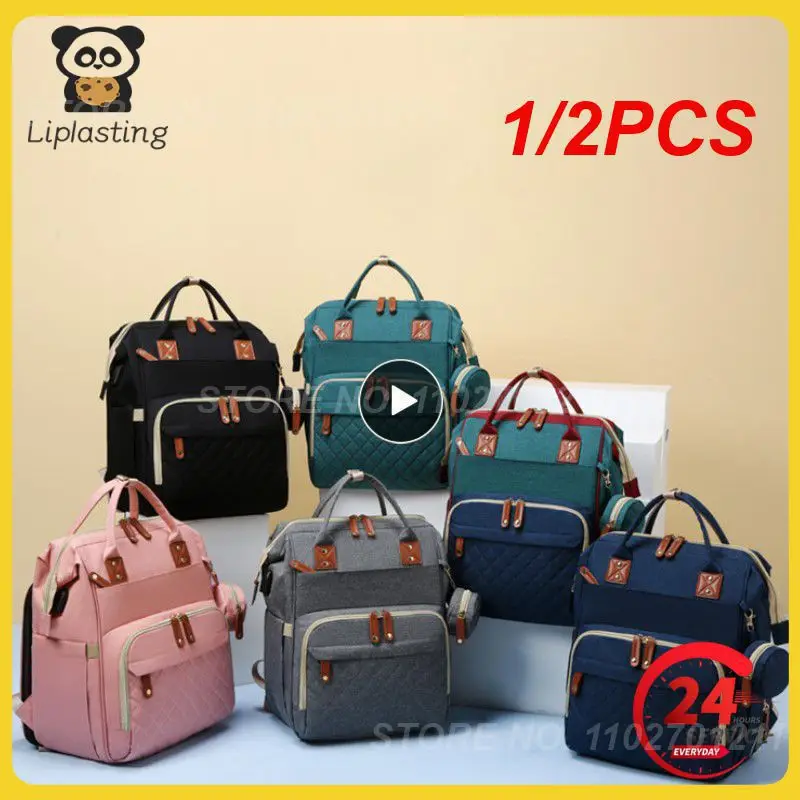 1/2PCS Fashion Mummy Maternity Baby Diaper Nappy Bags Large Capacity Travel Backpack Mom Nursing for Baby Care Women Pregnant
1/2PCS Fashion Mummy Maternity Baby Diaper Nappy Bags Large Capacity Travel Backpack Mom Nursing for Baby Care Women Pregnant