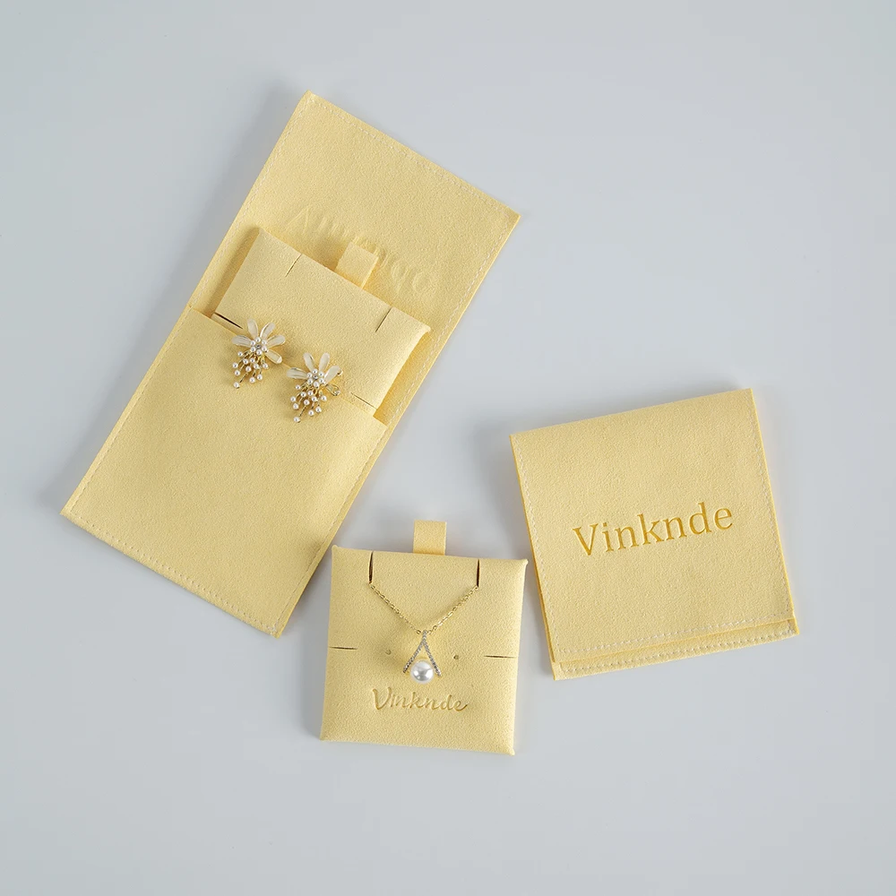 8x8cm Custom Logo Luxury Jewelry Package Microfiber Envelope Pouch Bags Small Earrings Necklace Gift Bag with Insert Pad Card
8x8cm Custom Logo Luxury Jewelry Package Microfiber Envelope Pouch Bags Small Earrings Necklace Gift Bag with Insert Pad Card