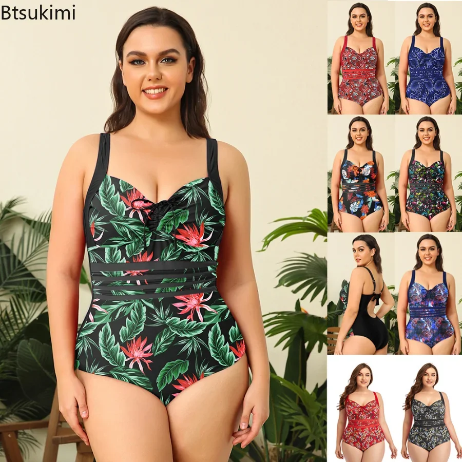 New 2024 Plus Size Big Size Swimsuit for Women Vintage Swimwear One Piece Flower Print Bikinis Women Sexy Beach Outfits Bikini
New 2024 Plus Size Big Size Swimsuit for Women Vintage Swimwear One Piece Flower Print Bikinis Women Sexy Beach Outfits Bikini