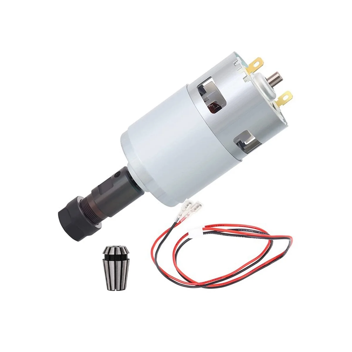 775 Spindle Motor DC 12V-24V 20000 RPM Electric Motor Ball Bearing Large Torque High Power Spindle for CNC 3018 Engraver
775 Spindle Motor DC 12V-24V 20000 RPM Electric Motor Ball Bearing Large Torque High Power Spindle for CNC 3018 Engraver