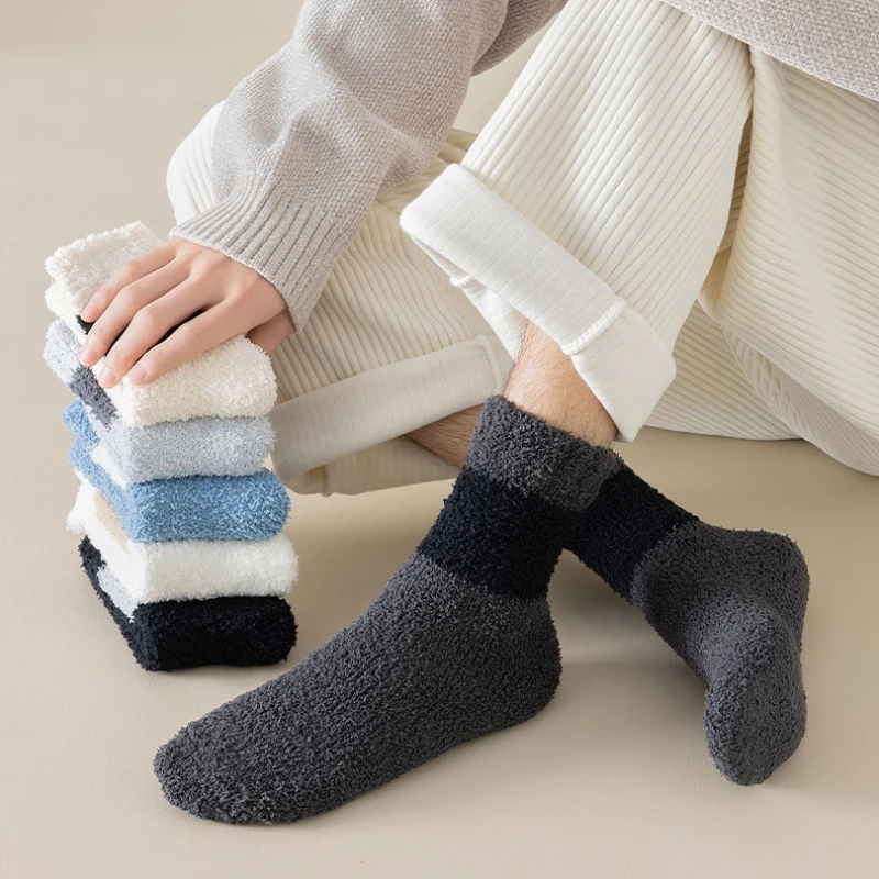 Носки мужские однотонные, теплые мягкие, для сна, Осень-зима
Носки мужские однотонные, теплые мягкие, для сна, Осень-зима