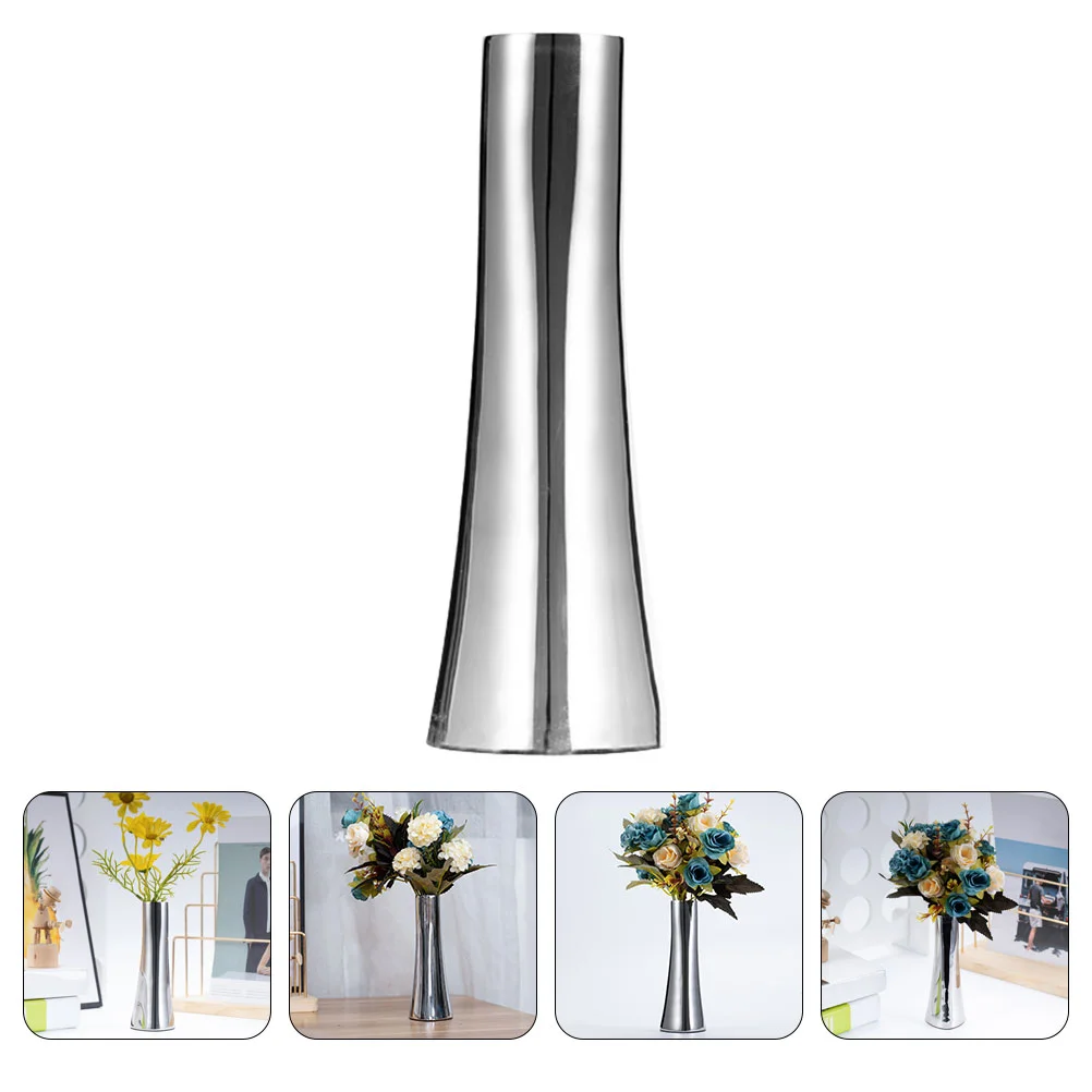 

Stainless Steel Vase Gold Table Decorations Household Flower Centerpiece Desktop Metal Tabletop 304 Vases for Centerpieces
