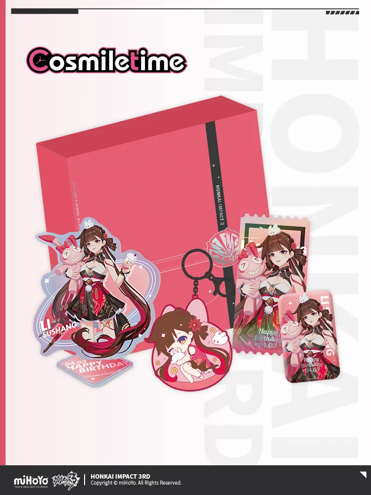 Официальный аниме Honkai Impact 3 Li Sushang, подвеска с фигурками, брелок, значок, Подарочная коробка, игрушка для Ki
Официальный аниме Honkai Impact 3 Li Sushang, подвеска с фигурками, брелок, значок, Подарочная коробка, игрушка для Ki